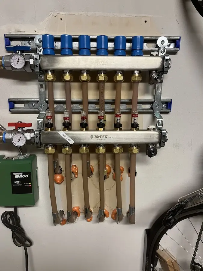 Plumber performing Leak Detection at a residential property in Wooster